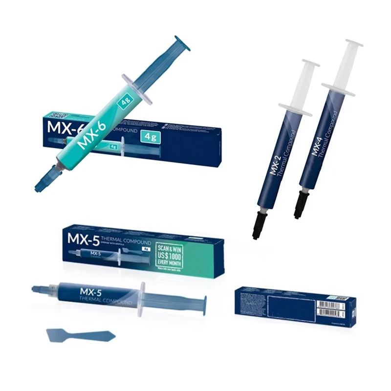 MX-5 Thermal Grease MX-6 Thermal Paste Computer Laptop CPU Heat Dissipation MX4 Silicone Grease Graphics Card Heat Dissipation