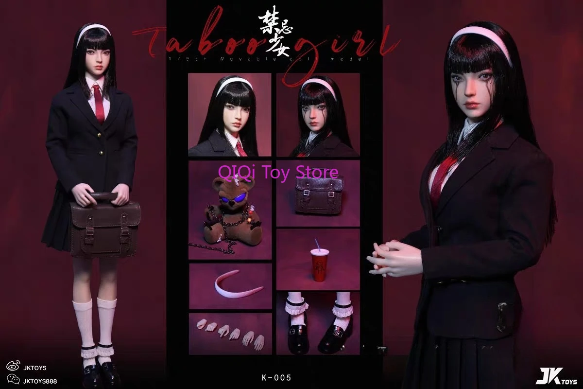 

K-005 Forbidden Girl Ito Junji Tomie cosplay version 1/6 movable eyes double-headed sculpture fully movable soldier
