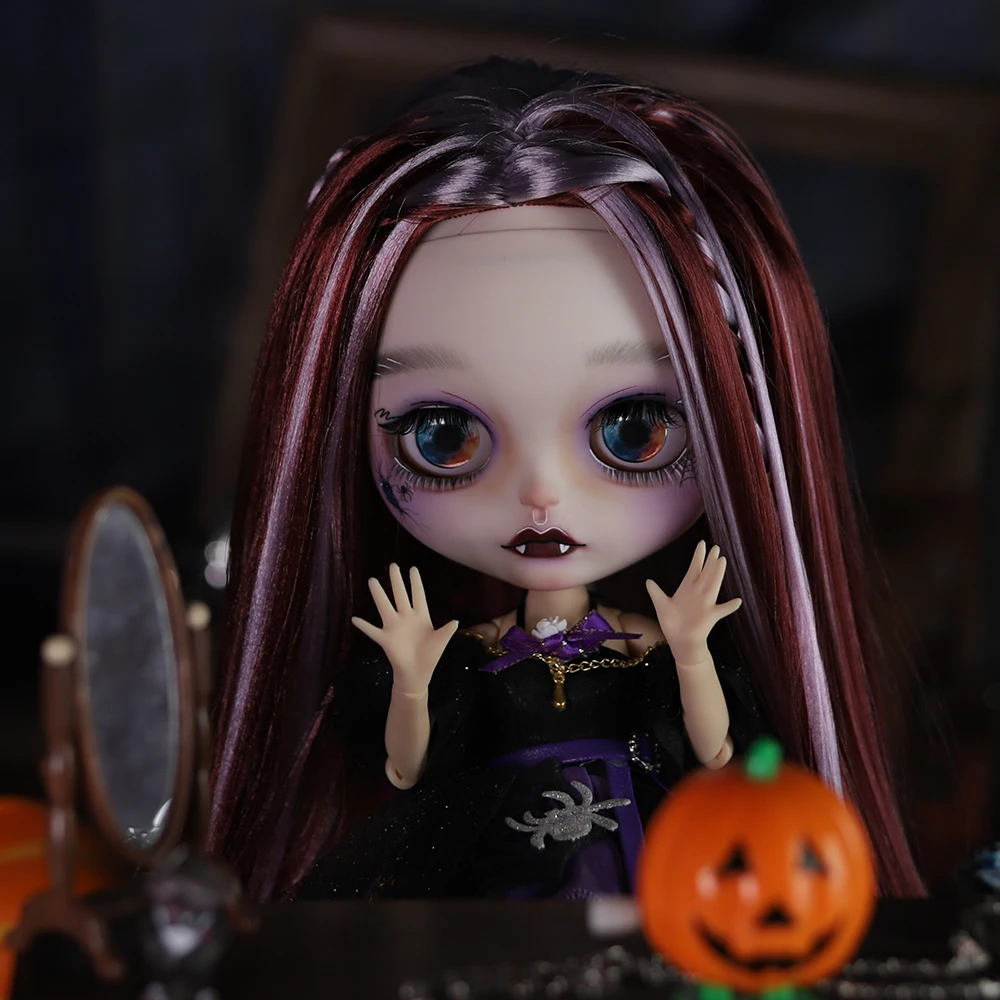 ICY DBS Blyth doll 1/6 Halloween Theme Costume Anime Girl Spooky Costume BJD Birthday Toy Gift