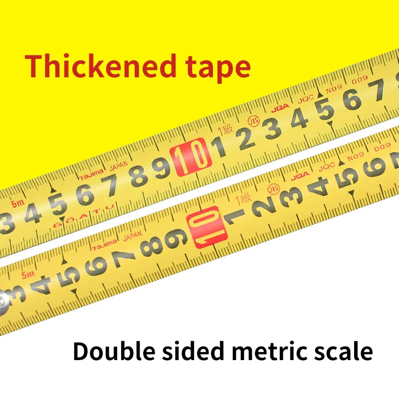 tajima GLOCK series thick tape Steel tape 5 meters ruler tape high precision wear