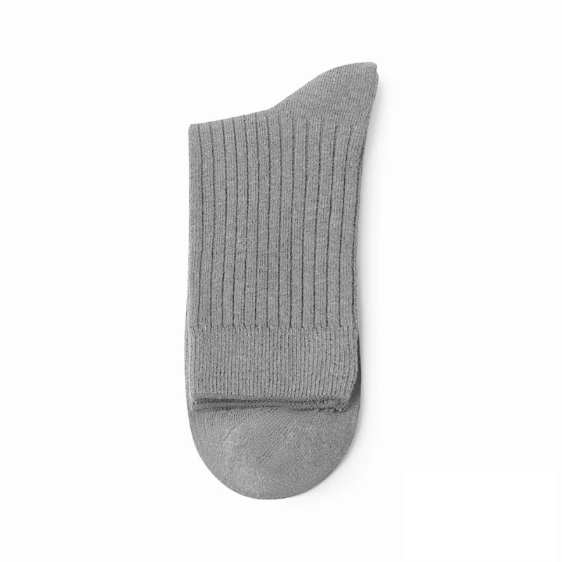 وصل جديد 5 قطعة/الوحدة الشباب الصبي الجوارب الأطفال الطلاب المراهقين ربيع الخريف الشتاء الشبح الصلبة جورب 95% القطن الموضة #1