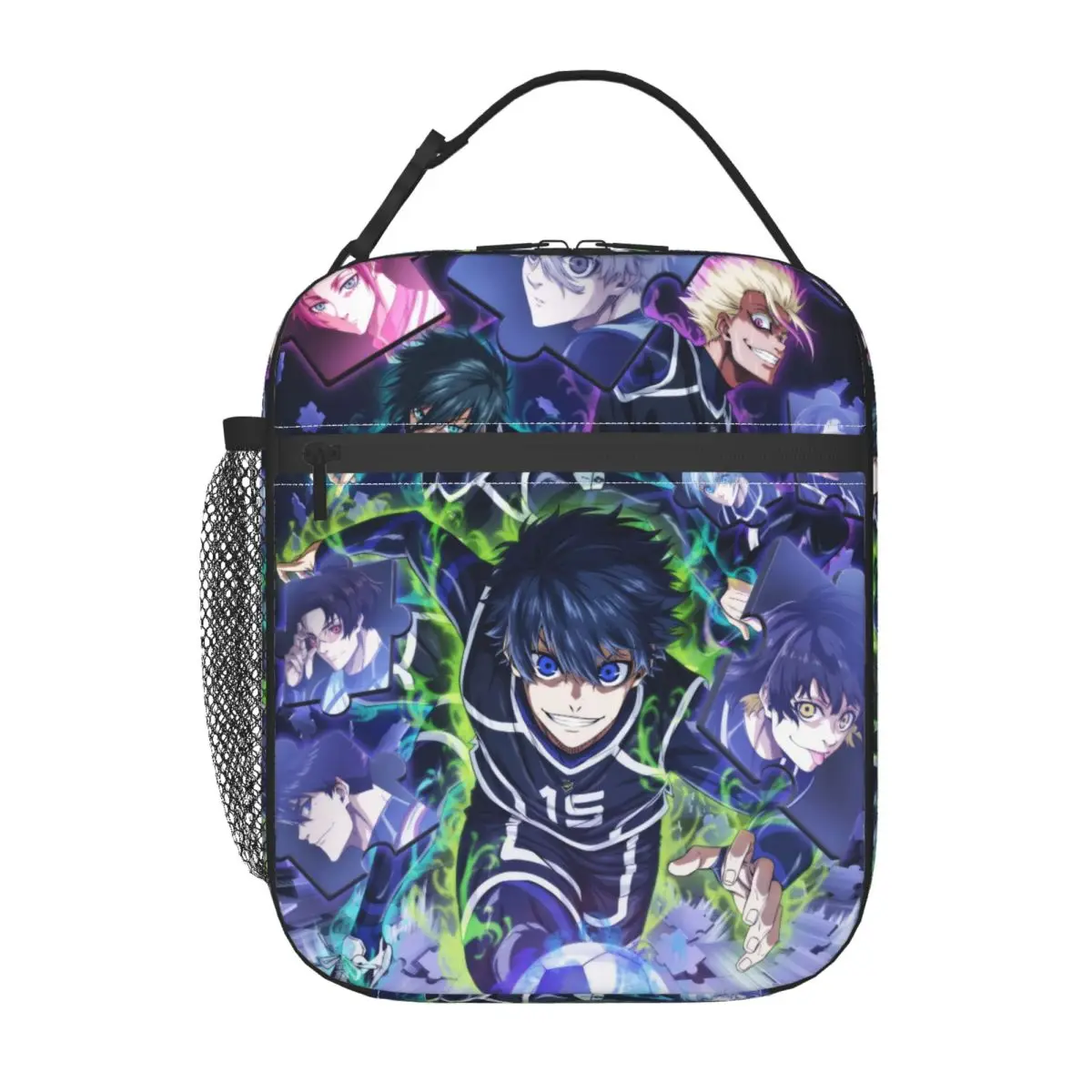 Lunch Box Anime Blue Locks Accessories Lunch Food Box Y2K Cooler Thermal Lunch Box For School - view 3