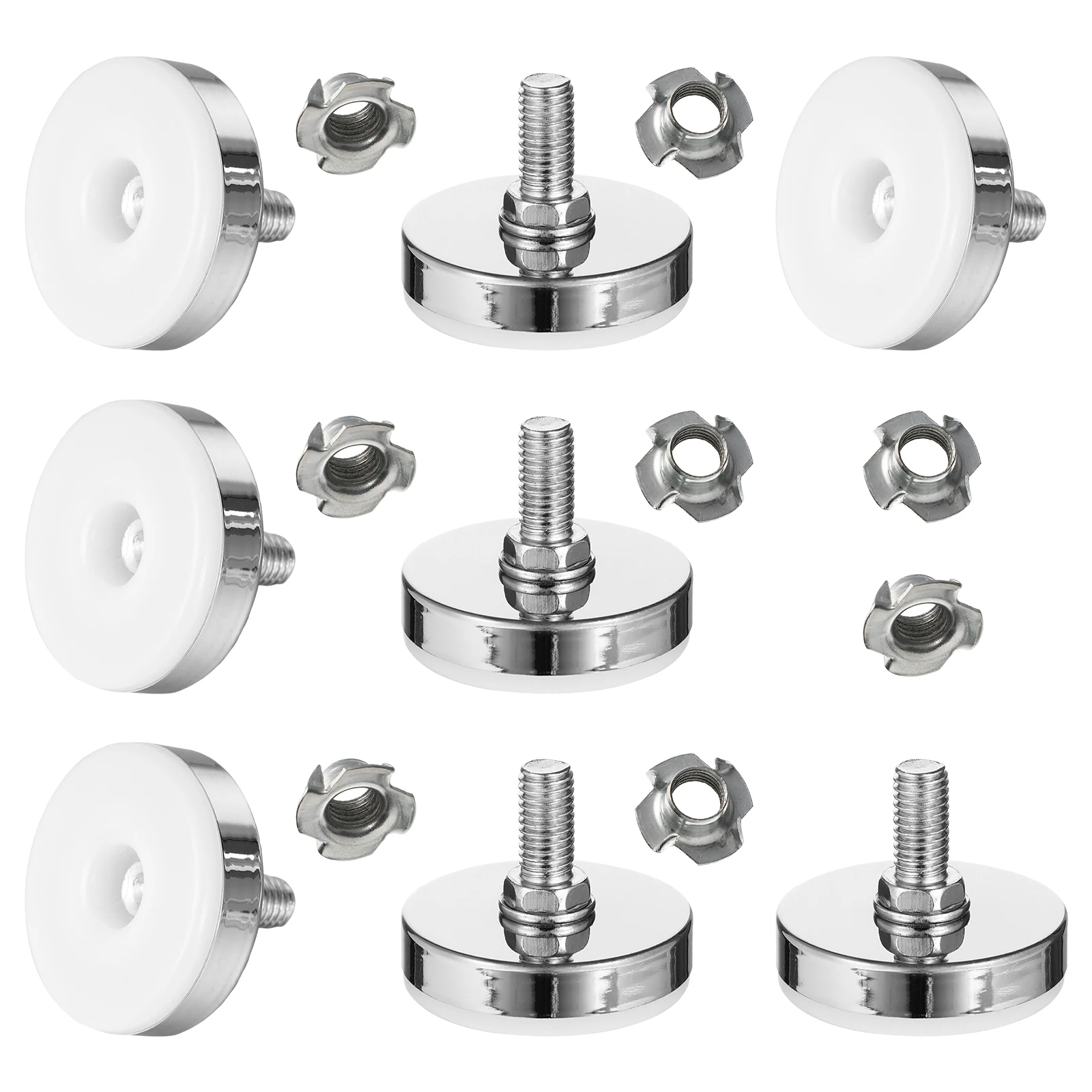 

8 set Adjustable Table Leg Levelers Screws Anti-Slip Floor Protector Pads For Home Office Furniture Chair Shelving Units Kitchen