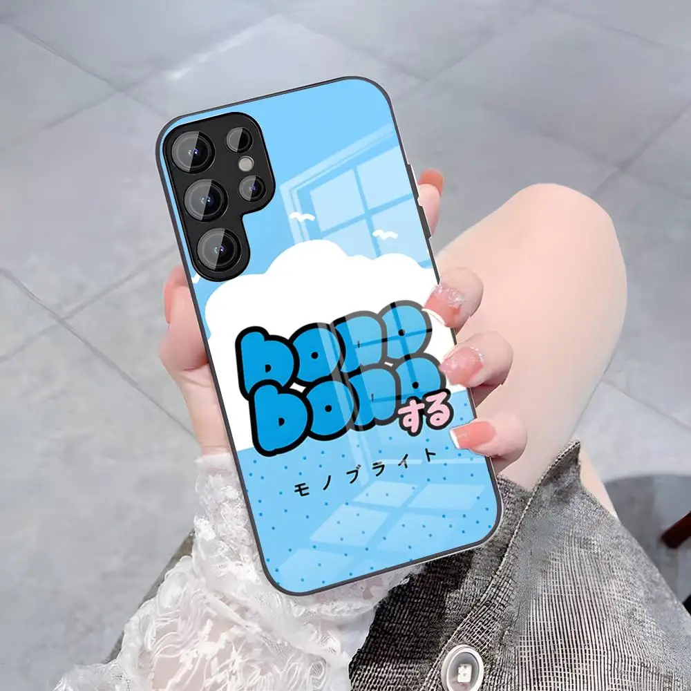 Cartoon Bonobono Phone Case For Samsung S26 S25 Plus S20 S20 Plus S22 Ultra S23 FE S21 Plus S21 Ultra Glass Cover