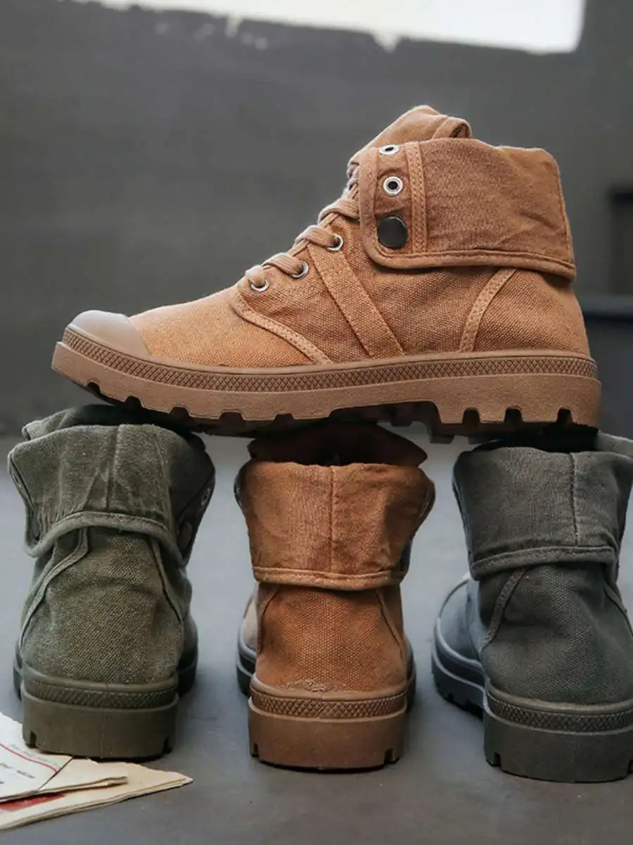 

Повседневная мужская парусиновая обувь с высоким берцем, модная корейская студенческая обувь для отдыха, молодежная обувь Faion Single oes с круглым носком, подошва из ПВХ