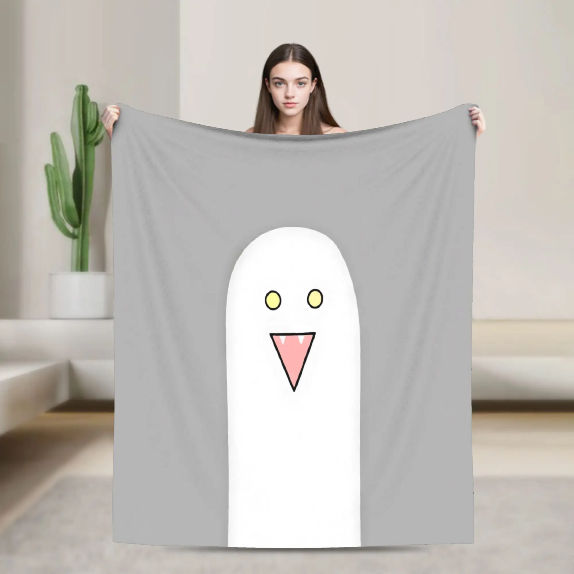 Warm Blanket Travel L-Lightsaber BL Manhwa Throw Blanket Novelty  Bedspread For Living Room