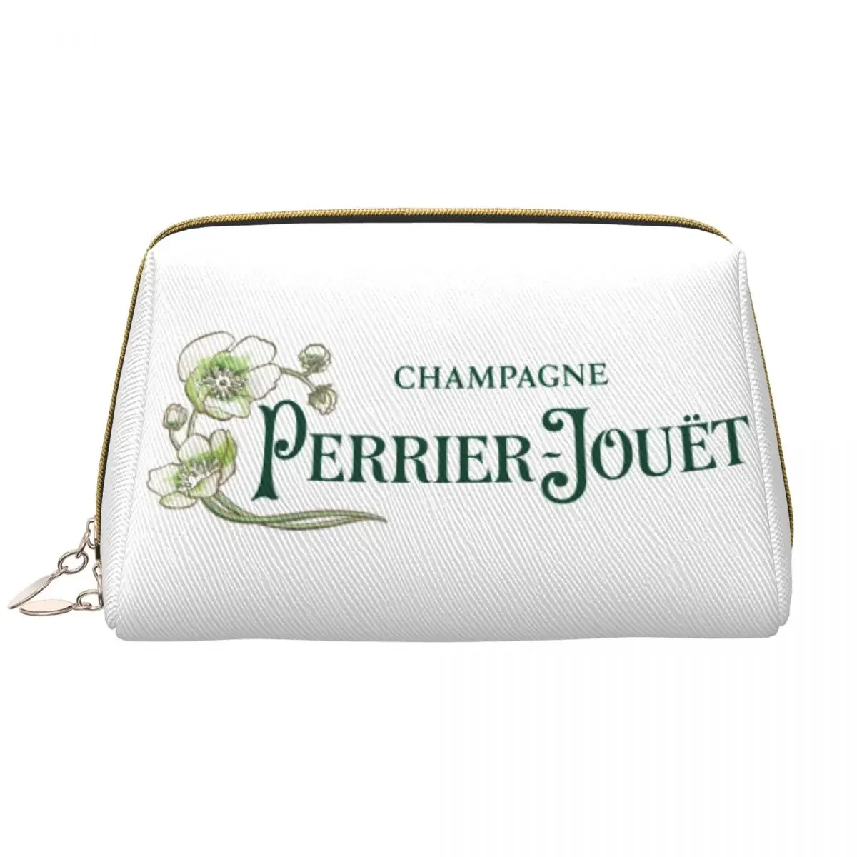 Custom Perrier Champagne Jouets Logo Travel Cosmetic Bag Women Toiletry Makeup Organizer Ladies Beauty Storage Dopp Kit