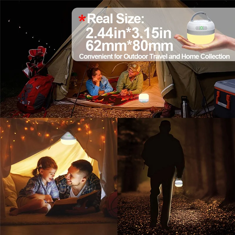 ONCE Outdoor Camping Light LED Camping Flashlight LV10 230 Hours Rechargeable With Magnet Lighting Fixture