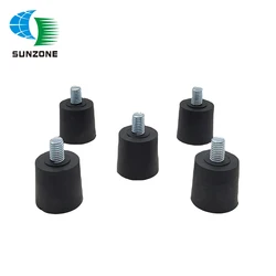 5PCS 168F 170F Screw Rubber Vibration Damper Mount 2kw-3kw Gasoline Generator Parts Bottom Plate Feet