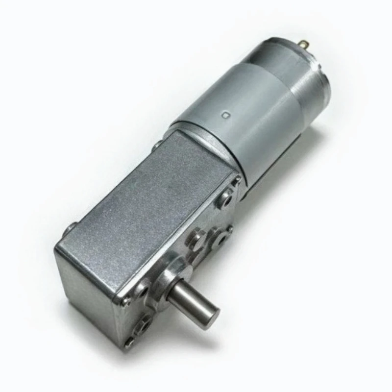 A58-555 worm gear worm drive DC speed reducer motor, with 12V/24V high torque capacity