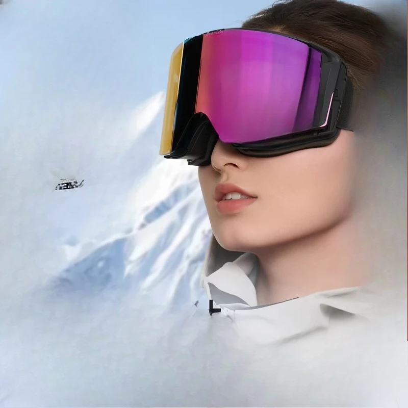 

Window snow goggles convertible color-changing ski goggles high definition anti-fog outdoor windproof goggles