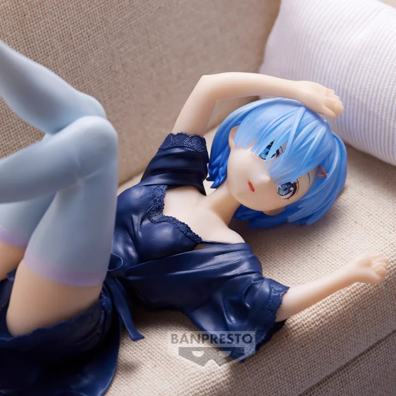 Re: ZERO - Starting Life in Another World Rem leisure time 10cm 100% Original genuine  PVC Action Figure Anime Figure Model