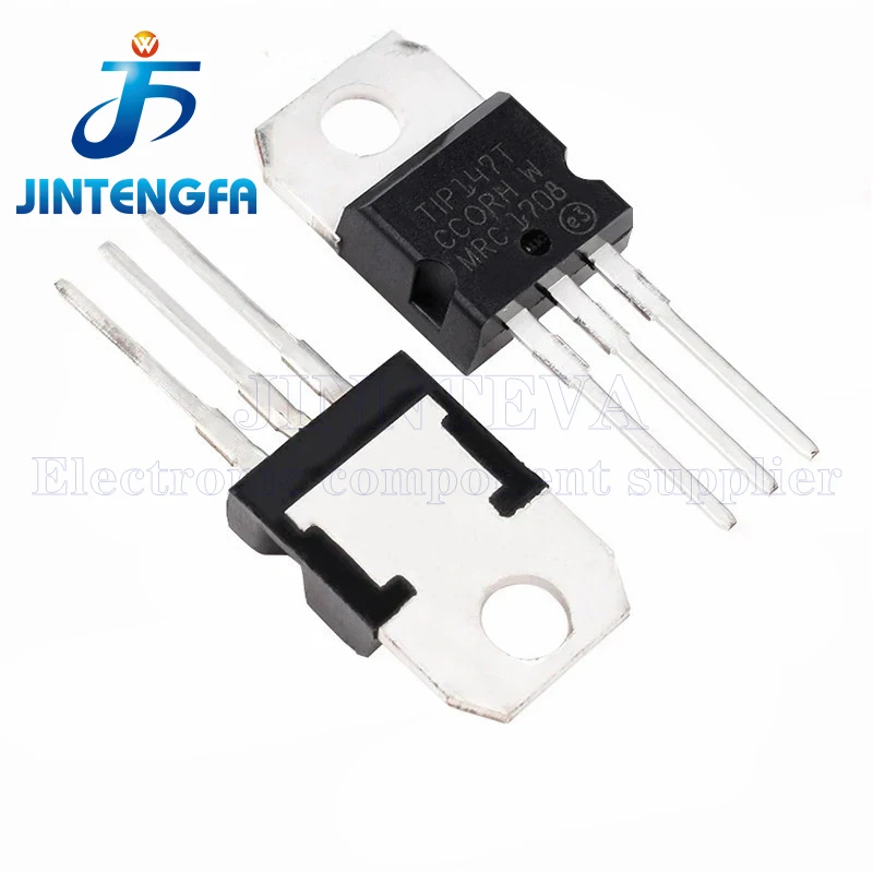 10PCS/Lot TO-220 TIP142 TIP142T TIP147 TIP147T TO220 10A 100V NPN PNP DIP Complementary Power Darlington Transistors