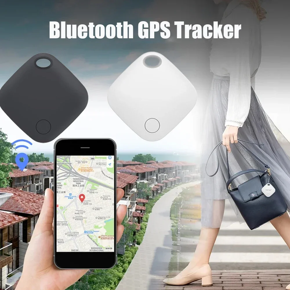 

Smart Bluetooth Mini GPS Tracker Works With Apple Find My Anti-lost Device for Key Wallet Luggage,Pet Finder Only For IOS