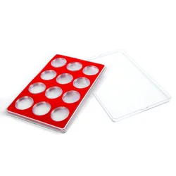 Protection Coin Collection Case Square Box Holder Display Tray Container Organizer Money Commemorative Protector