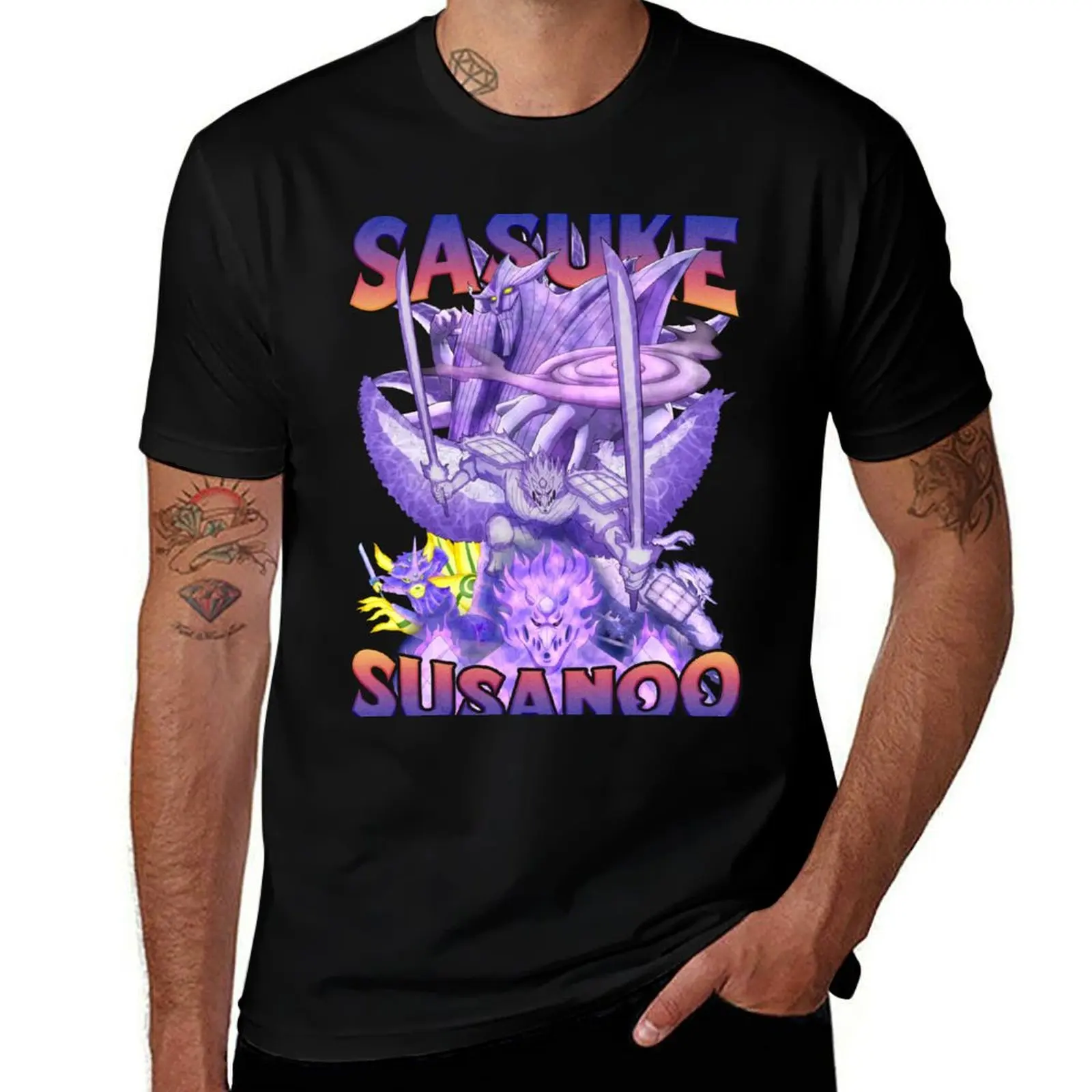 

SUSANOO BOOTLEG T-Shirt affliction shirts basketball graphic tees gifts for boyfriend oversize t-shirts man t shirt for men