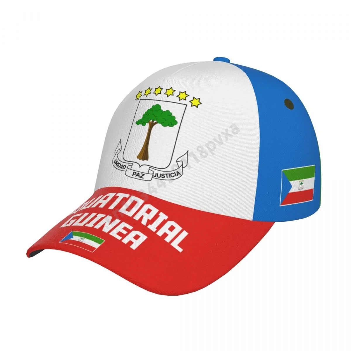 

Unisex Equatorial Guinea Flag Cool Adult Baseball Cap Patriotic Hat for Baseball Soccer Fans Men Women