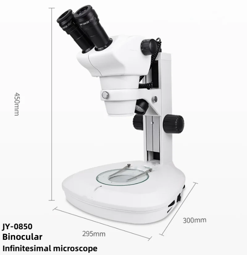 Continuous zoom stereoscopic microscope three eye microscope