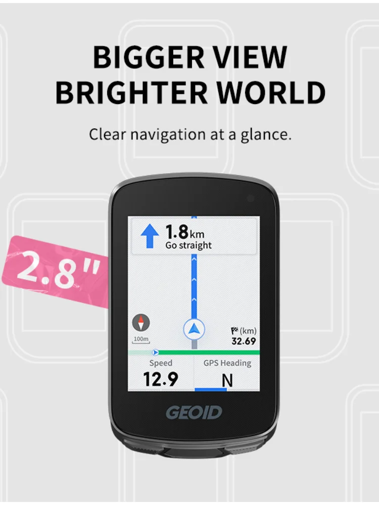 AliExpress GEOID CC700 GPS Bike Computer 2.8-inch Color Screen Route Navigation Bicycle Speedometer WIFI Waterproof Cycling Odometer