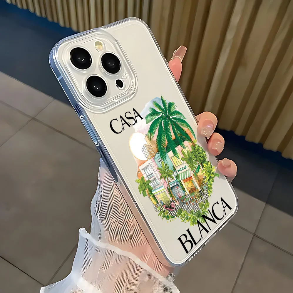 Moda C-Csislanca Cassa Del Telefono Per Samsung Galaxy S25 S24 S23 S22 S21 S20 FE Nota20 Note10 Edge Plus Ultra Lite 5G Trasparente