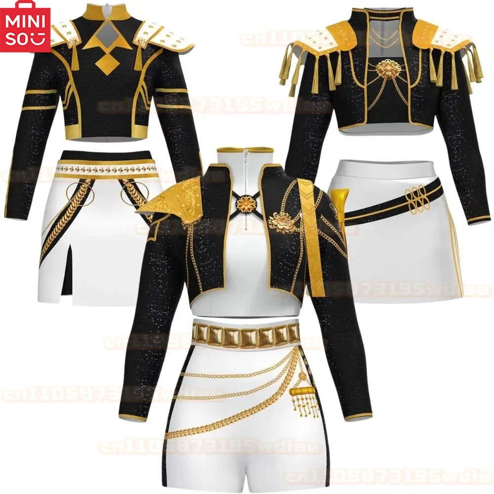 

Детский карнавальный костюм Kpop Rumi Zoey Mira Demon Hunters для детей, одежда с принтом для девочек, одежда для ролевых игр, карнавальный костюм на Хэллоуин