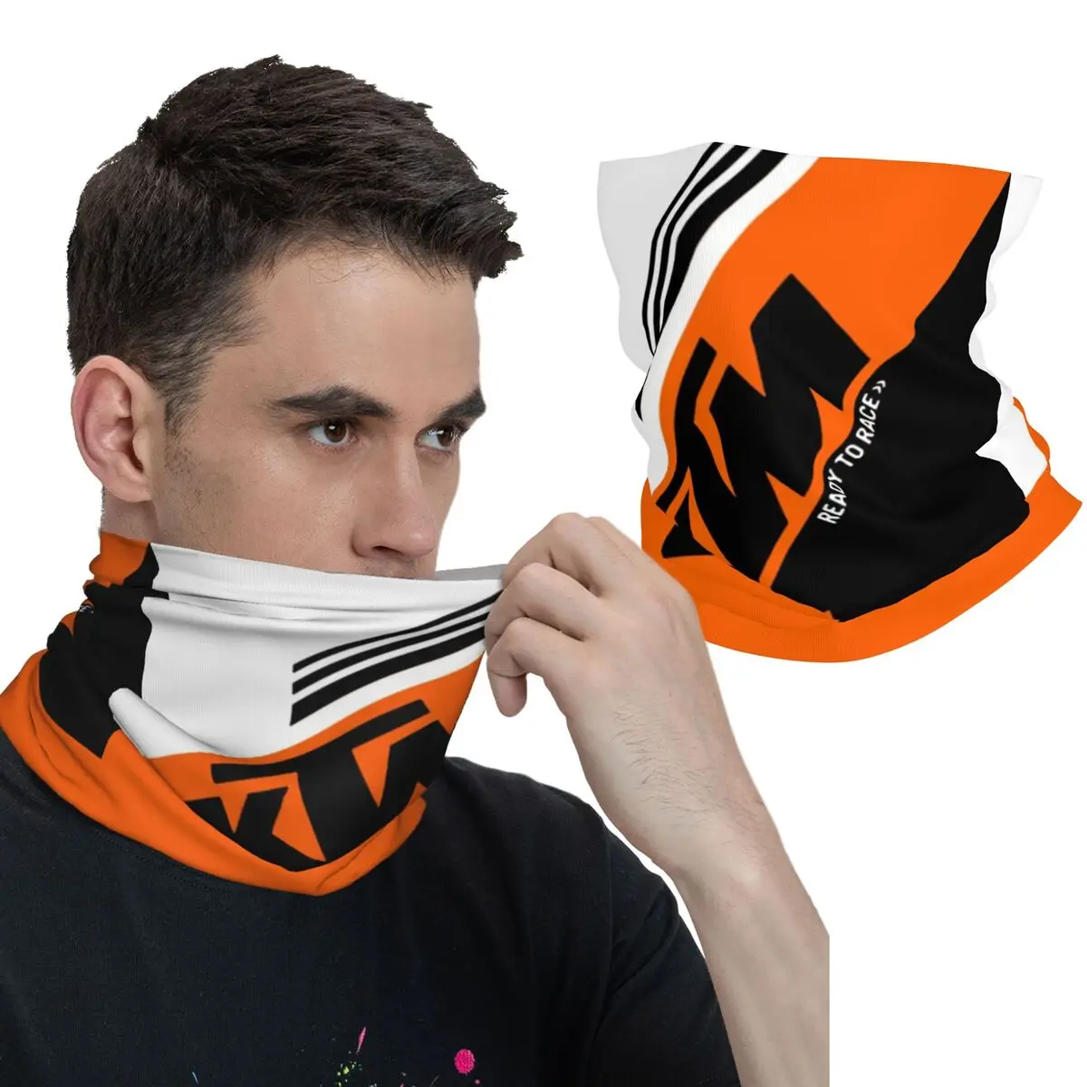 Ready To Race Adventure Tours racing motorcycle Merch Bandana Neck Cover Wrap Scarf Summer Hiking Scarf Unisex Breathable