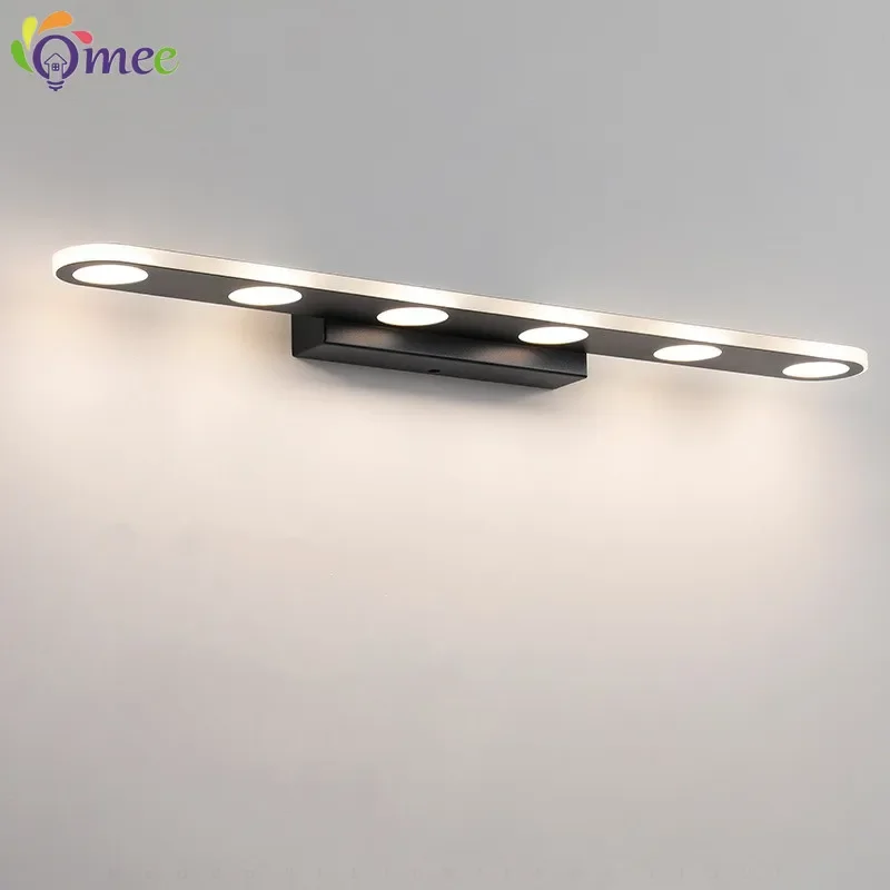

Modern Bathroom LED Vanity Light Wall Lamp Mirror Front Light Living 60cm Interior Wall Lighting Indoor Dressing Room Wall Lamps