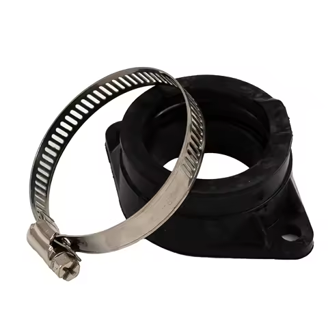 1PCS Adapter Carburetor Intake Manifold For Suzuki GN250 Black Flange Motorcycle Carburetor Intake Manifold Replacement