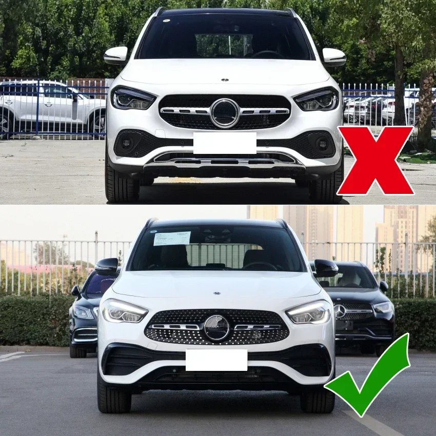 For Mercedes Benz GLA-Class H247 AMG Line 2020 2021 2022 2023 Car New Rear Bumper Diffuser Lip Cover Spoiler Modification