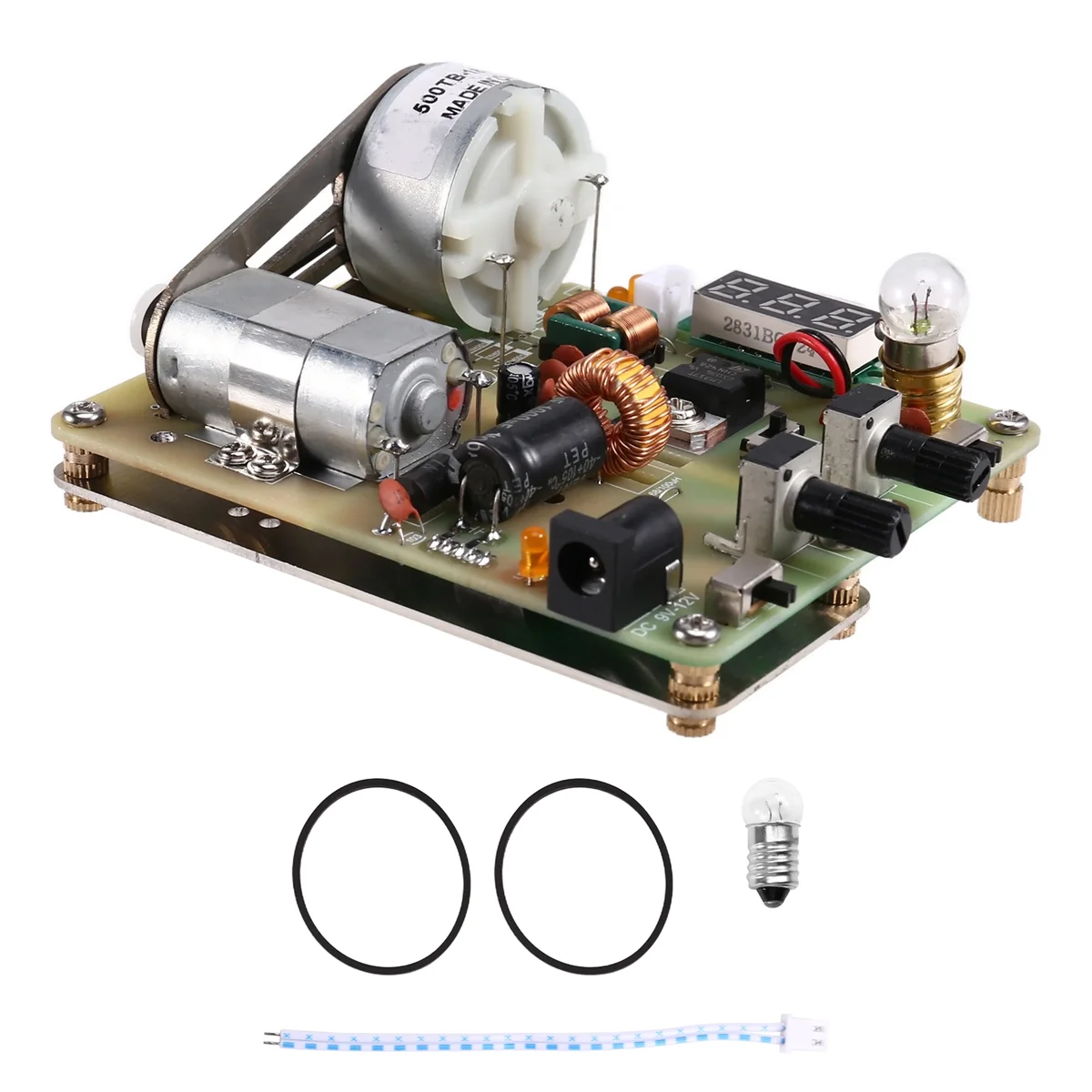

ABNJ DC/AC Generator Electric Motor Student Hand Generator Model Power Experimental Energy Model Generator Model
