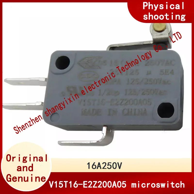 

Микропереключатель V15T16-E2Z200A05, аксессуары для двигателя, 3-контактный концевой выключатель хода 16A250V