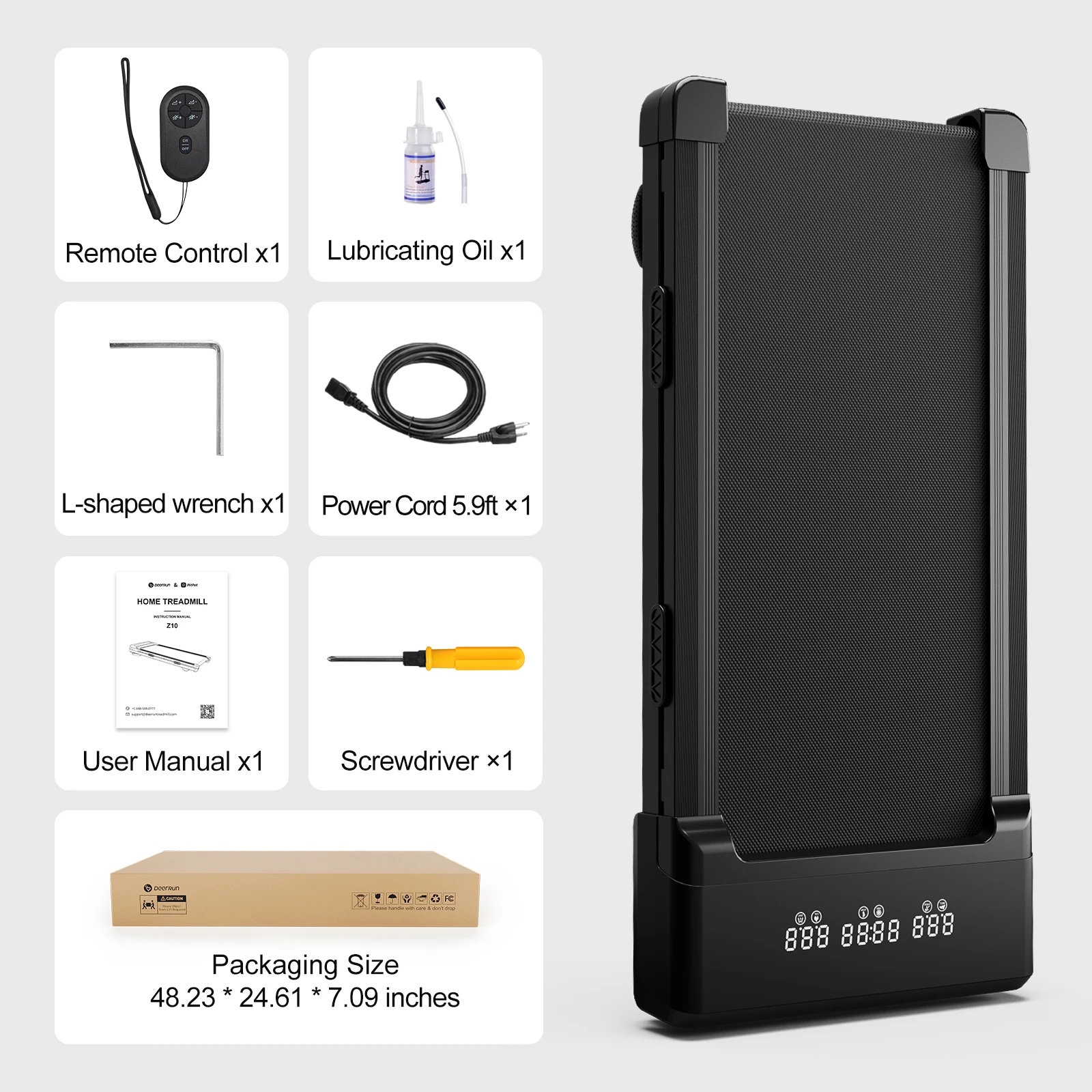 وسادة مشي قابلة للسباق 3.0 حصان تحت المكتب مع سرعة 9% مائلة قابلة للتعديل 1-6 كيلومتر/ساعة شاشة عرض LCD تحميل 136 كجم للمنزل #6