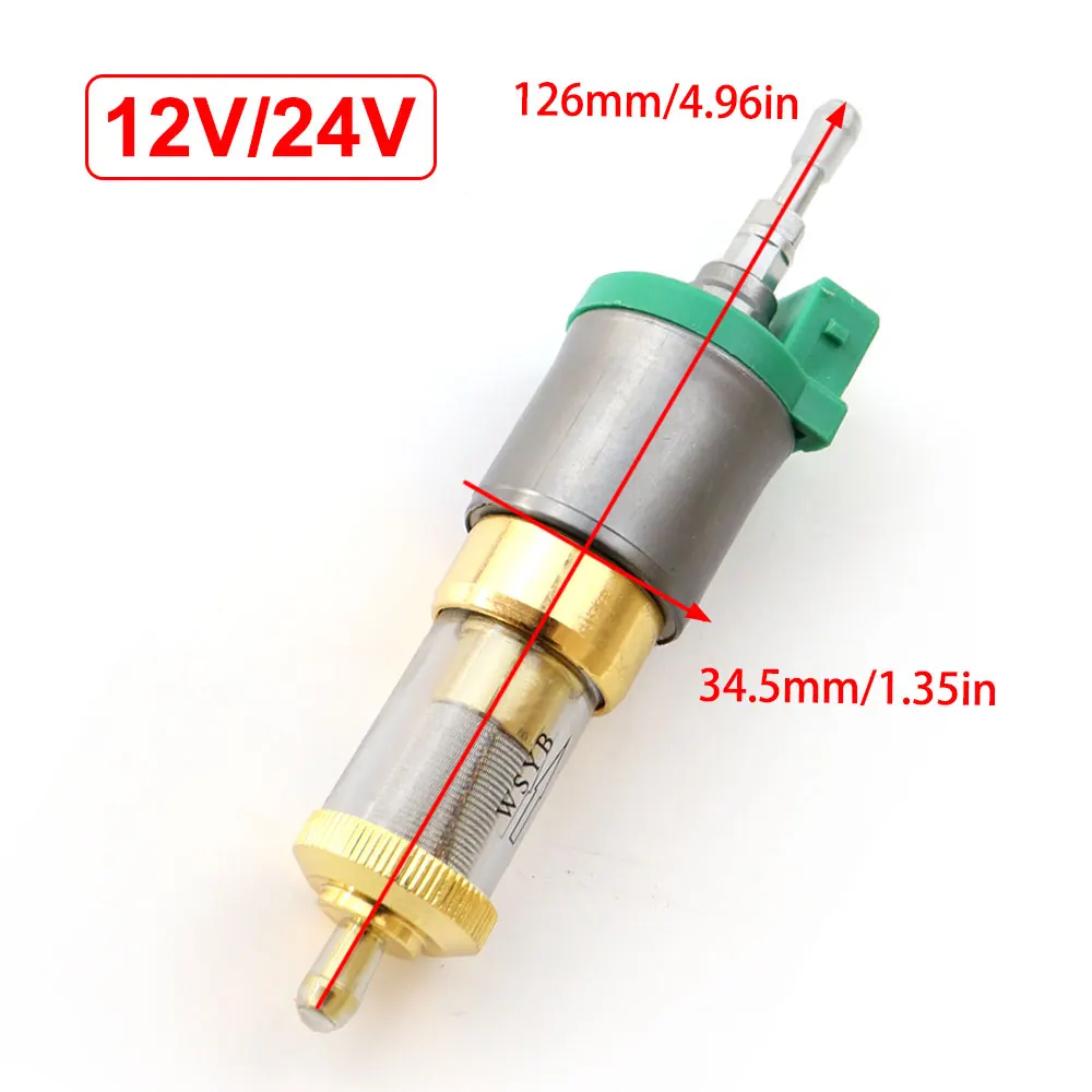 

Car Parking Heater Oil Pump 12V Upgrade Silent Pulse Oil Pump Comes With Oil Filter Low Noise For Jiyue Heater Accessories