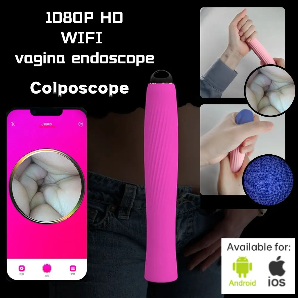 

APP Control Adult Vibrators Vagina Endoscope Visual colposcopy, cervical endoscopy Gynecological Examination Waterproof