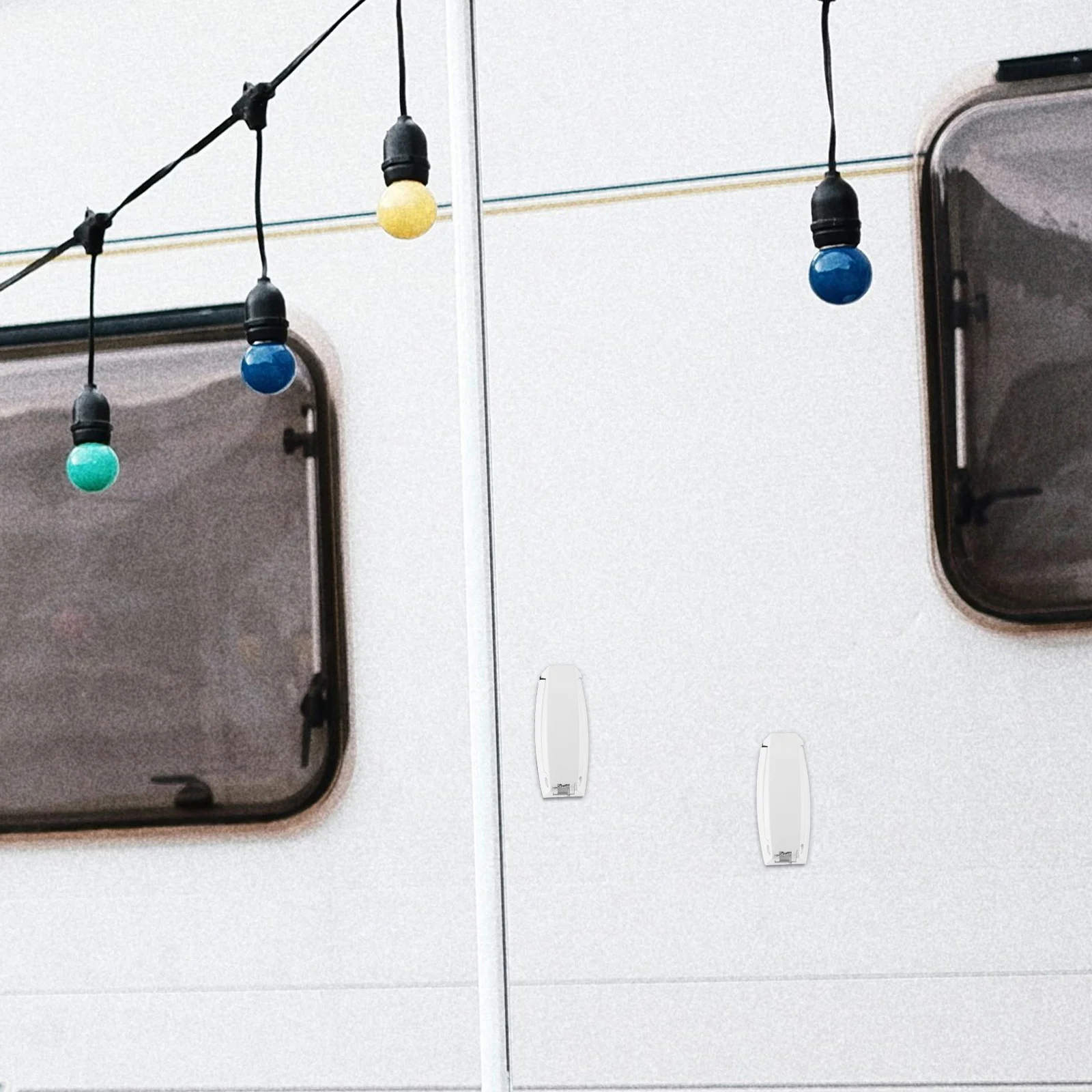 2 قطعة حامل باب التخييم المخفية القابلة للطي مقاطع قوية Rv الباب الصيد ل مقصورة تخزين مقطورة قارب تخييم يفقس المزالج #2