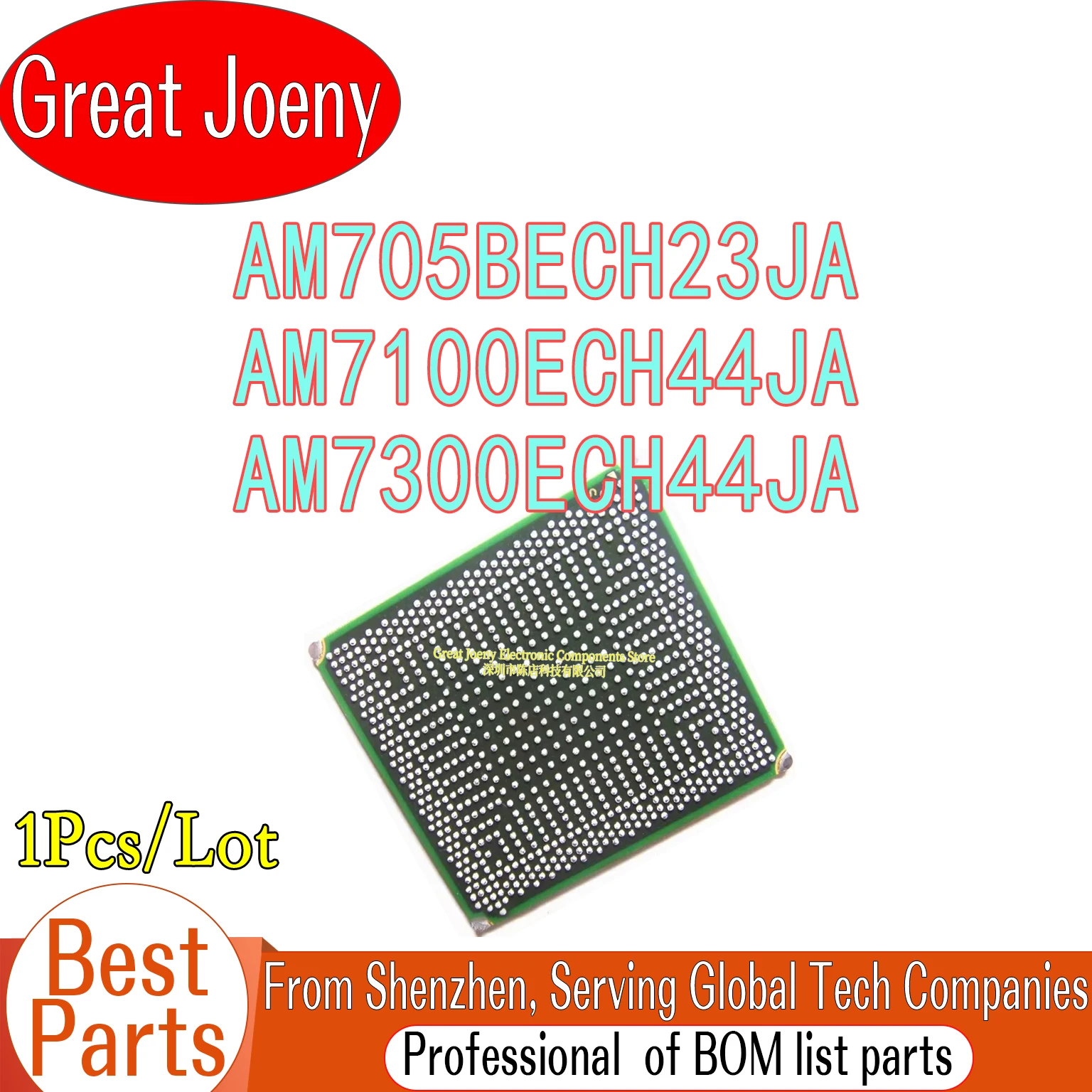 

100% New AM705BECH23JA AM7100ECH44JA AM7300ECH44JA BGA