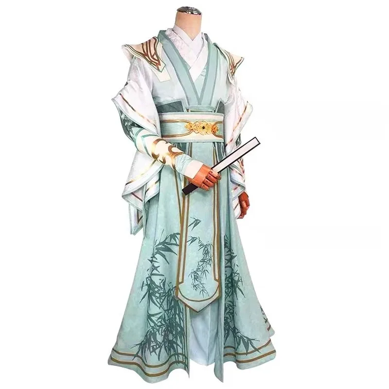 Villain Self-Rescue System Shen หยวน Shen Qingqiu คอสเพลย์เครื่องแต่งกายชุด Cos วิกผมรองเท้าสําหรับผู้ใหญ่ผู้หญิงผู้ชายปาร์ตี้ฮาโลวีน