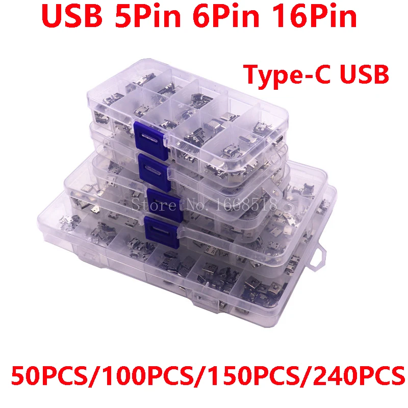 micro-usb-caixa-de-carregamento-para-o-telefone-movel-carregando-acessorios-mini-caixa-tipo-c-mp3-4-5-24-modelos-240-pcs-box