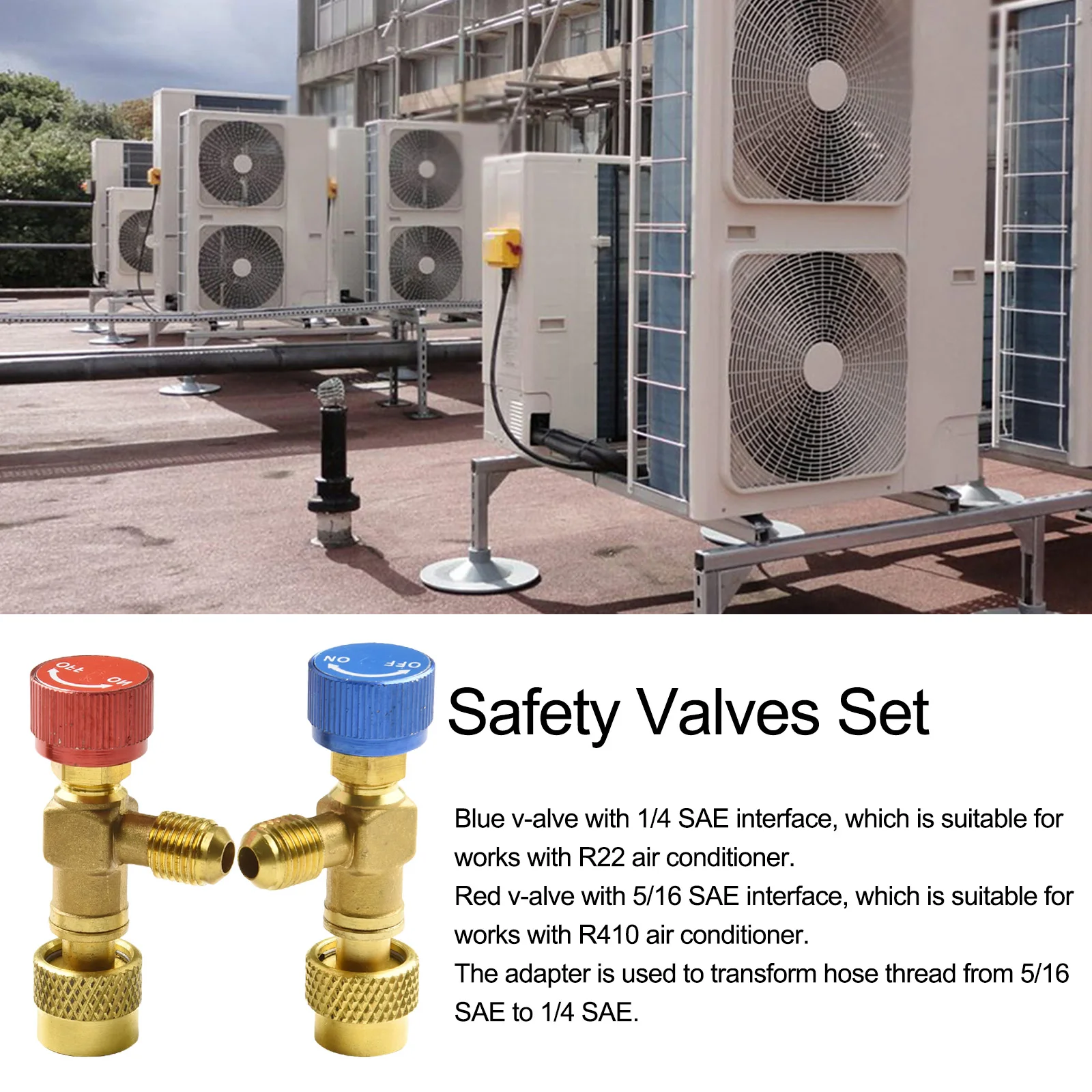 

Высококачественные практичные предохранительные клапаны, адаптер охлаждения кондиционера, детали для обустройства дома, замена R22 R410