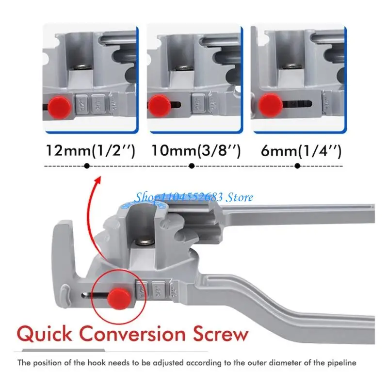 Y6GD Permanent Metal Tube Molder Manual Handle Plan For Bending Soft Cylinders At Vertexes From 0 To Change Three Size
