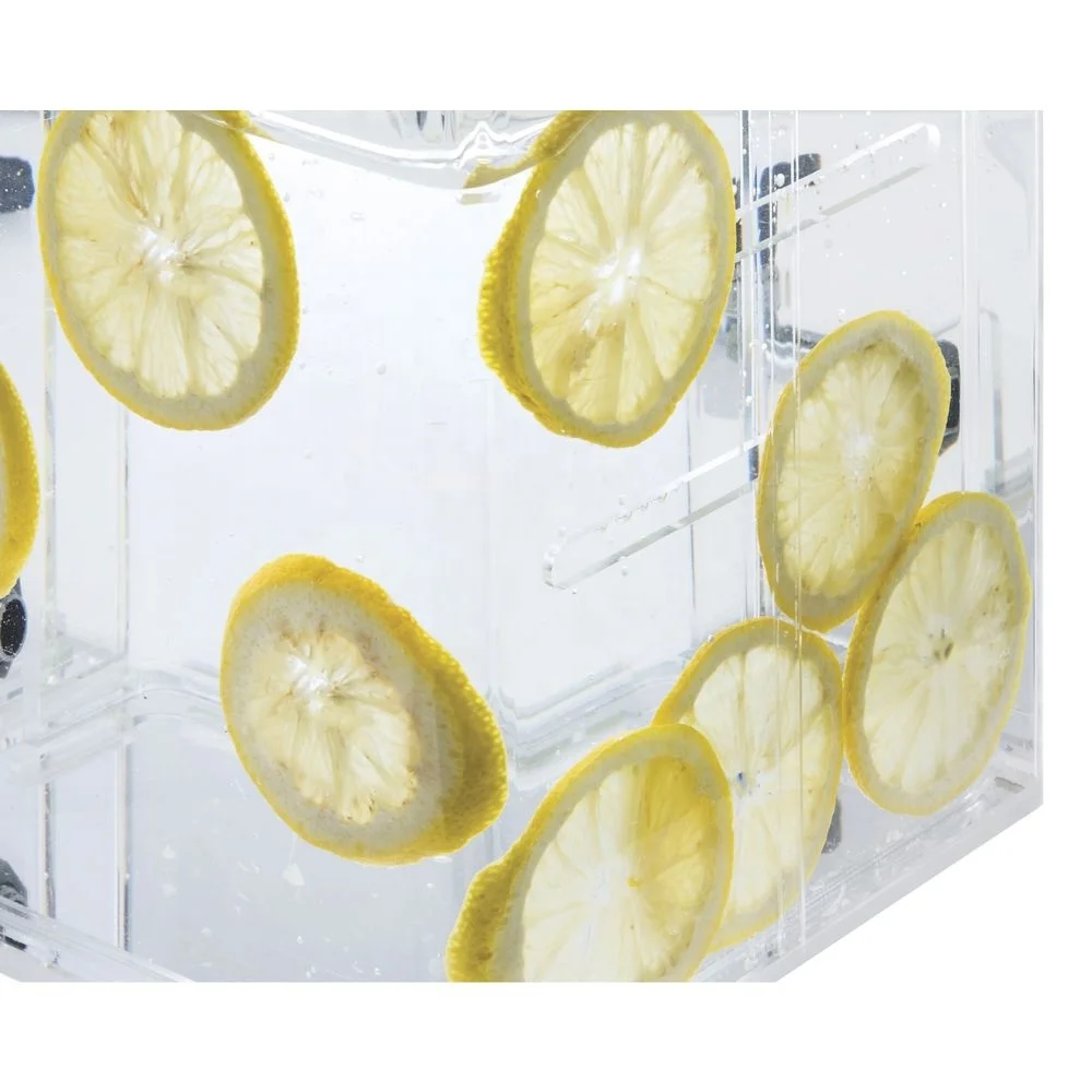 3-Gallonen-Getränkespender aus Acryl mit Edelstahlständer