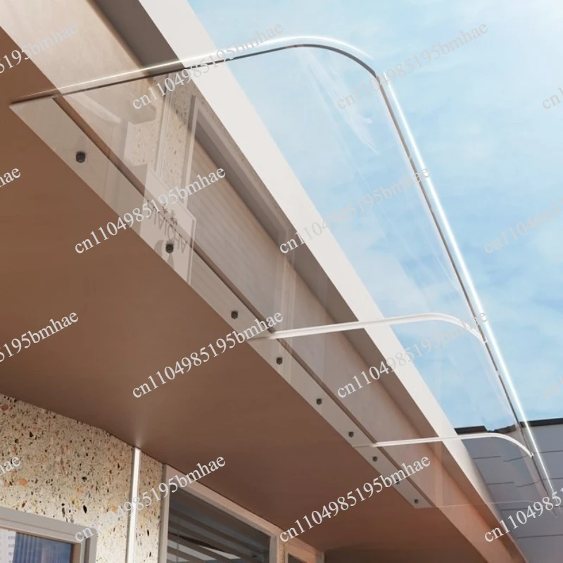 Invisible canopy Brackless Windows Eaves Balcony Household Transparent silent canopy Endurance board