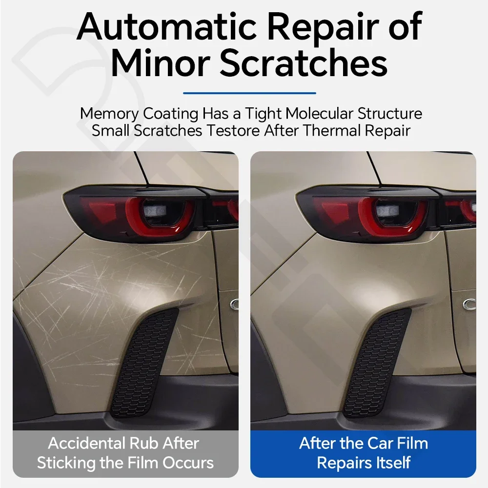 Headlight Rearview B Pillars TPU Protection Film For Mazda CX50 CX-50 2023-UP Pre-cut Clear PPF Anti Scratch Resistant Invisible