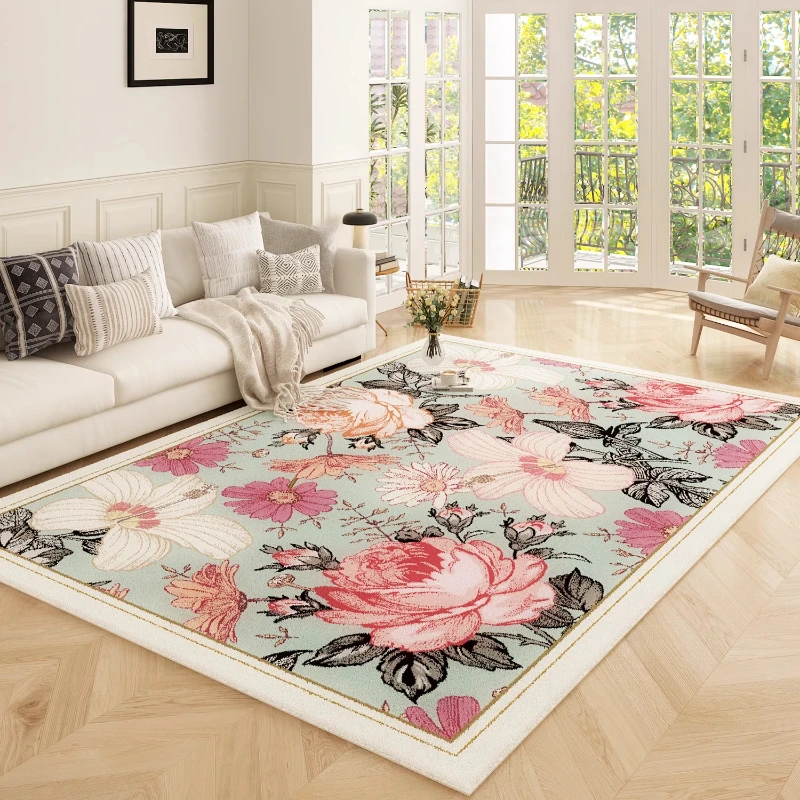 

Декор спальни во французском стиле, плюшевый ковер, ковры большой площади для гостиной, дома, пушистый мягкий напольный коврик, утолщенный моющийся учебный ковер