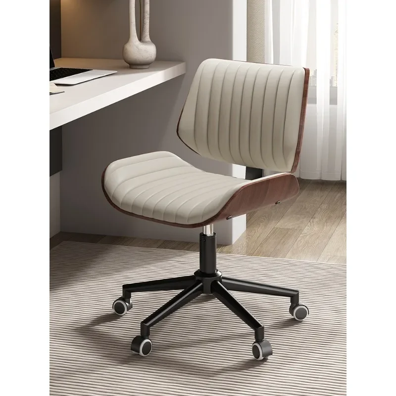Italian solid wood computer chair home sedentary office  book desk  rotating lift bedroom meeting study chair