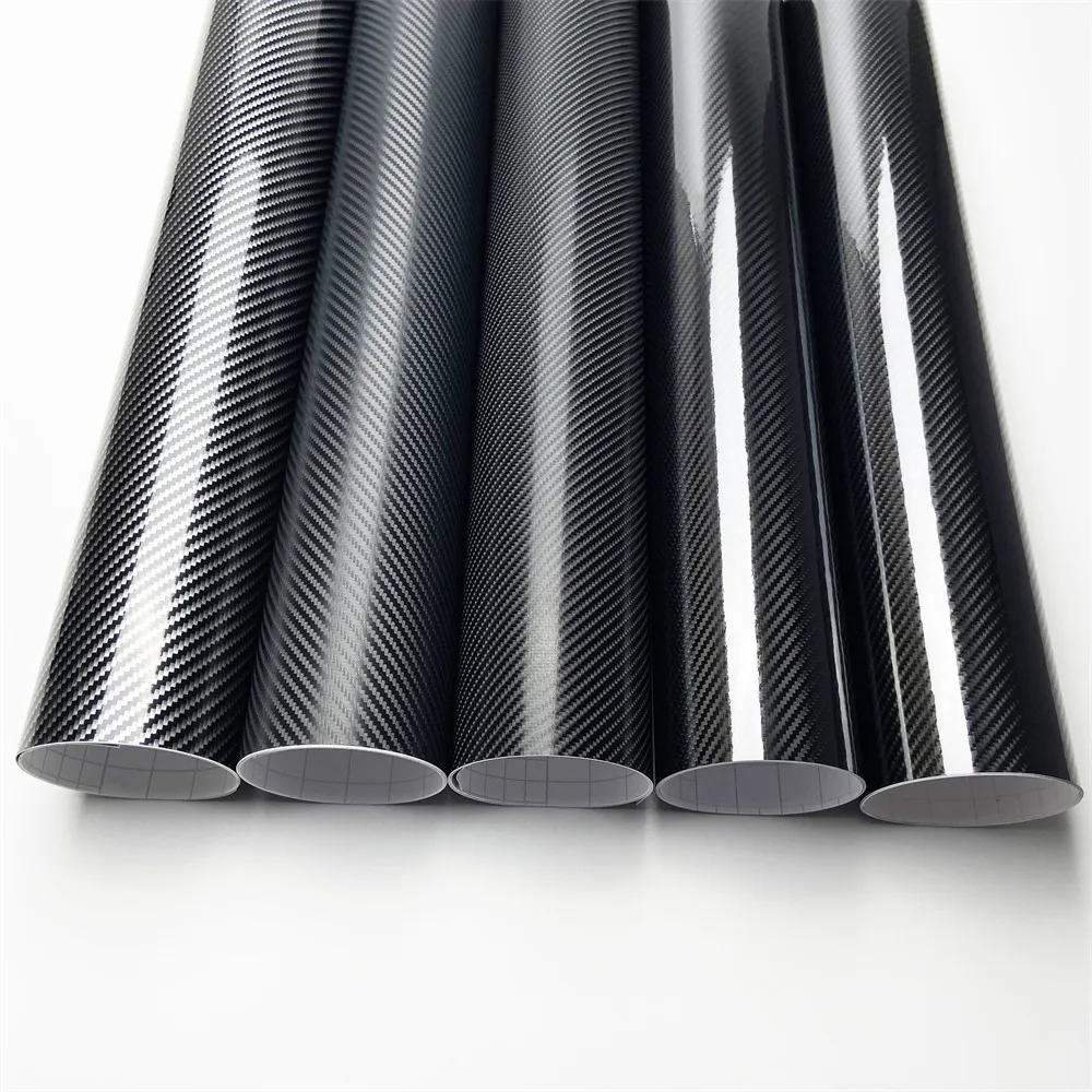 

Black Car Vinyl Stickers 2D 3D 4D 5D 6D Carbon Fiber Film Auto Wrapping Foil Laptop Bicycle Motorcycle Carbon Decoration Films