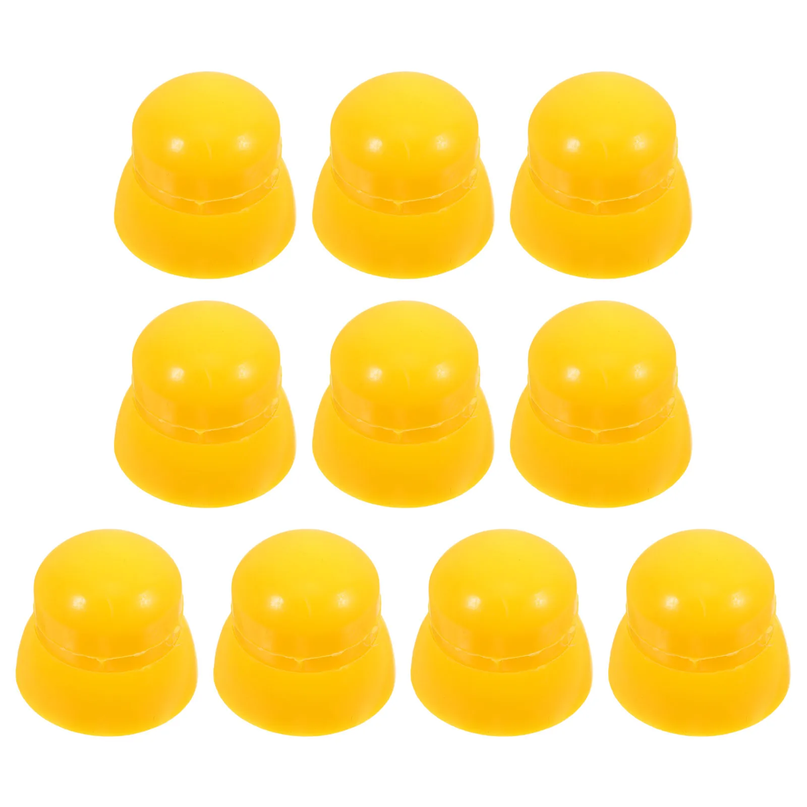 10 قطع من أغطية مسامير المسمار البلاستيكية ملحقات معدات الملعب - أغطية صامولة واقية ناعمة لتطبيقات السلامة الخارجية