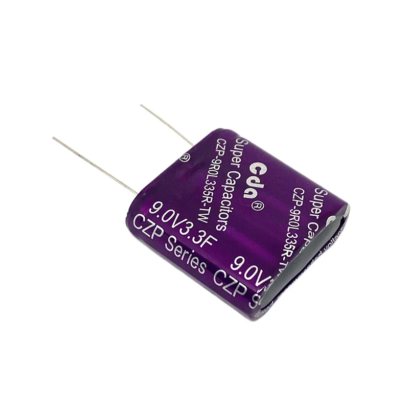 CZP-supercondensadores tipo CDA, 9V, 3.3F, CZP-9R0L335R-TW, herrah