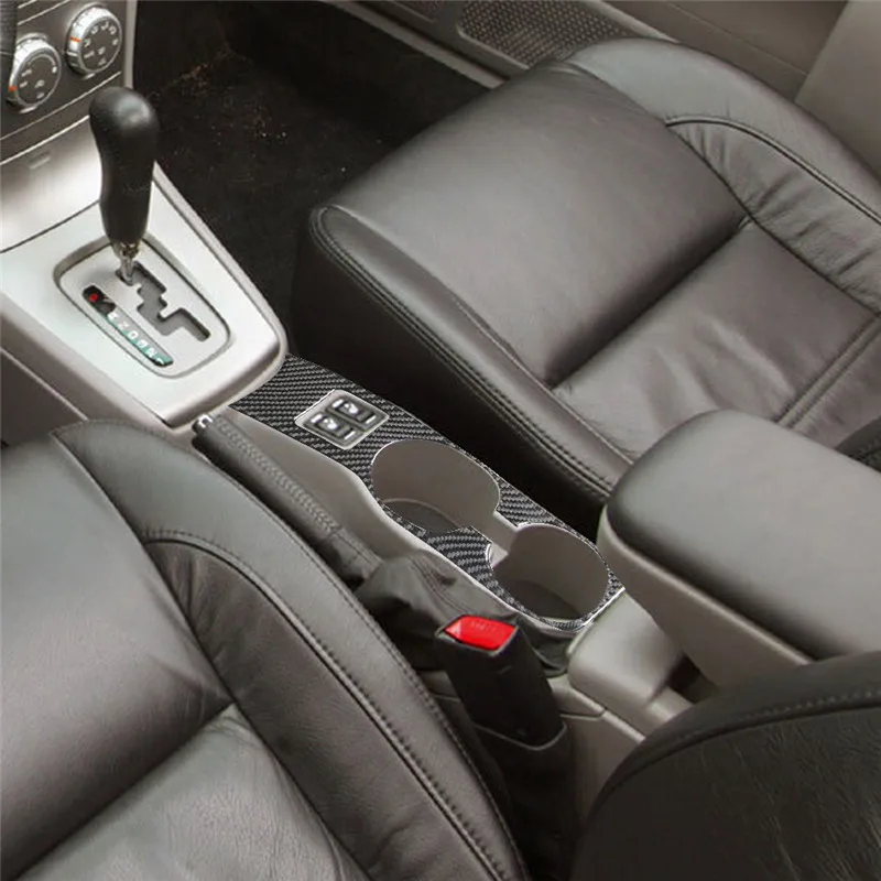 Carbon Fiber Sticker For Subaru Forester 2005-2008 Interior Dashboard Center Console Trim Decoration Self Adhesive Auto Styling