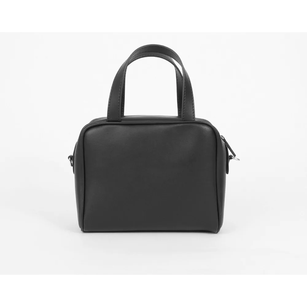 

Niche Design Small Square Bag Simple High-grade Leather Tofu Versatile Vintage Portable Shoulder Loose Casual Fashion Is Low-key